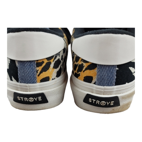 STRAYE‎ Cheetah Print Flame Lace Up Sneakers - Picture 6 of 10